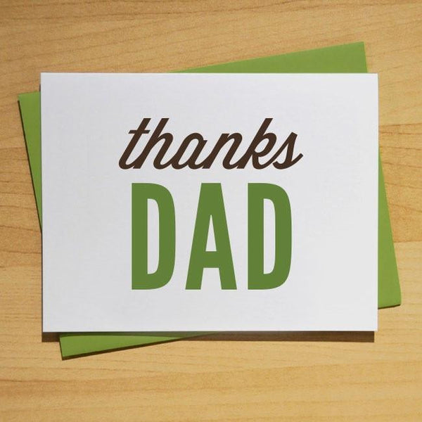Thanks Dad: For Everything