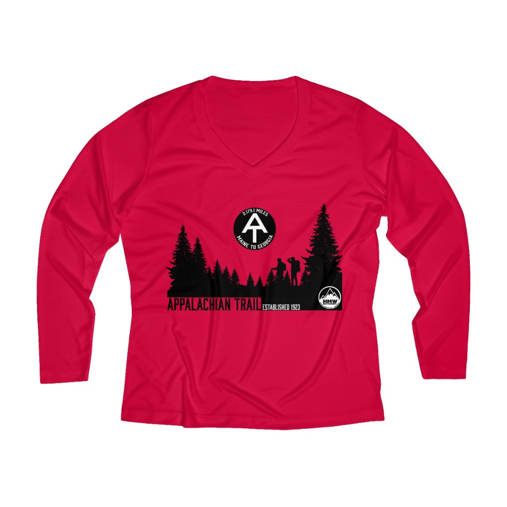 Women's Long Sleeve Performance V-neck Tee